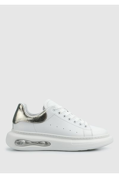 Provoq Λευκό Δερμάτινο Γυναικείο Sneaker