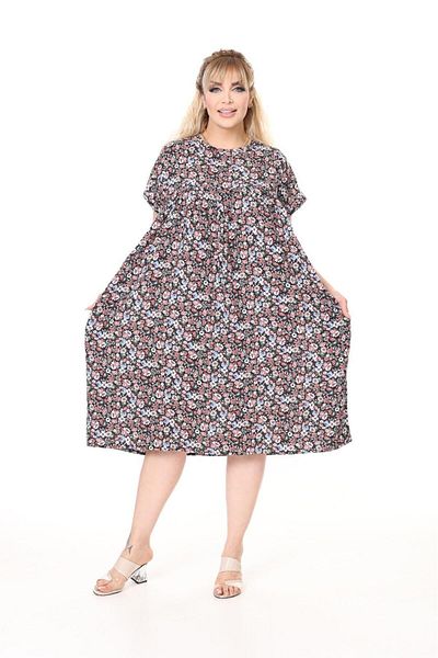 mervemoda Rochie țesută de vară de mărime mare pentru femei