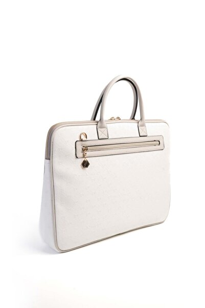 Silver Polo Сребристо и поло бяло - светло сиво SP1175 Дамски лаптоп и куфарче