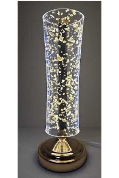 Happy Light Modern LED column lamp with golden base