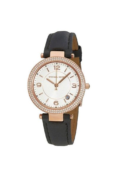 Michael Kors Mini Parker Watch for Women - Analog Leather Band - MK2462