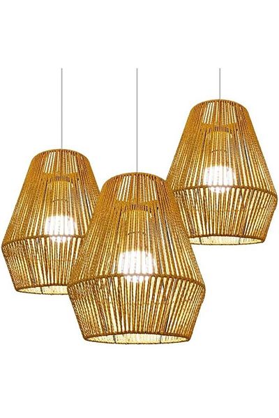 Happy Light Single Hanger Rustic Rattan Design