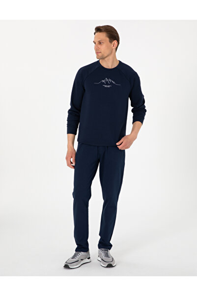 Pierre Cardin Lacivert Slim Fit Eşofman Altı 50308393-VR033