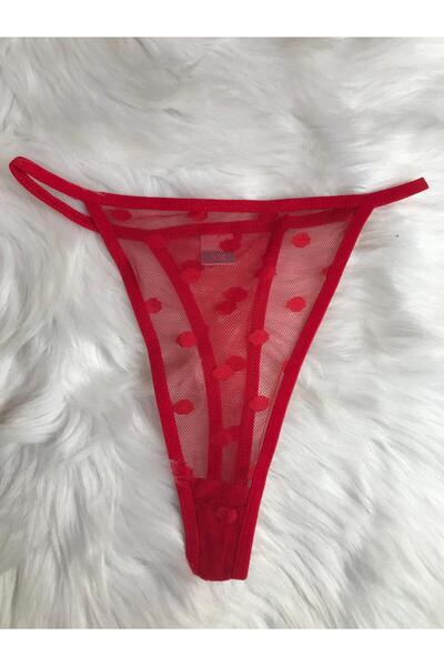 COLOR DE PIEL Combinație de chiloți tanga din 4 piese pentru femei (negru-roșu-ecru-roz)