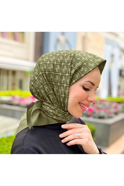 Pierre Cardin Φουλάρι Elegans Monogram - 1090750 -934 Henna Green