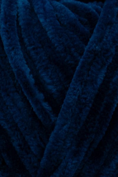 Self Velvet Yarn - Πλεκτό νήμα σε μπλε σενίλ