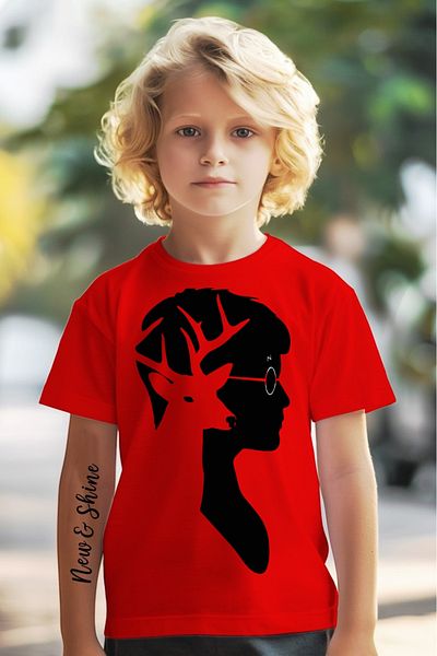 New Shine Harry Potter Printed Oversized Children's T-Shirt