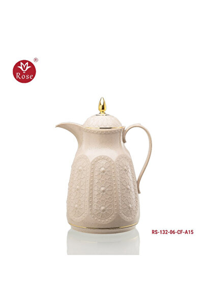 Rose Rs-132-ترمس نص لتر قهوة بنقشة اسلامية روز ( 650 ) مل (حجم صغير)