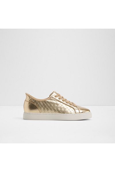 Aldo GOLD LOW TOP SNEAKER for WOMENS