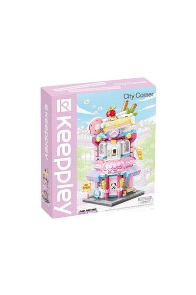 keeppley City Corner K28027 Candied Milföy Store Building Blocks Toy Set