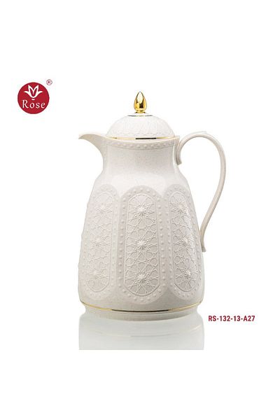 Rose Rs-132-1.5 liter thermos for tea with an Islamic rose pattern (1300) ml