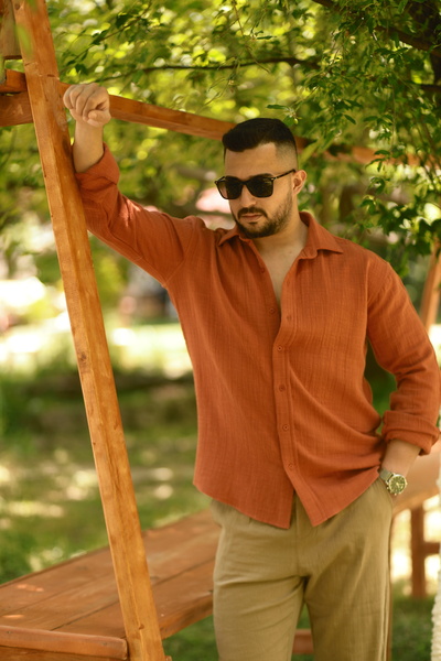 YS Giyim Selection Muslin shirt