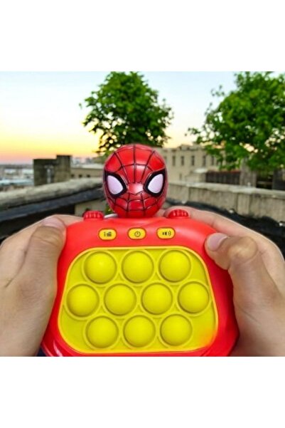 OKTAY SESAL POPİT IŞIKLI SESLİ OYUNCAK POPİT KIRMIZI ÖRÜMCEK ADAM POPİT DUYUS...