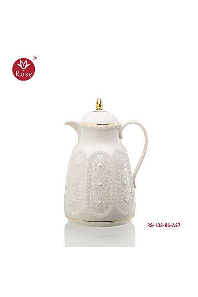 Rose Rs-132- Half-liter thermos for tea with an Islamic rose pattern (650) ml