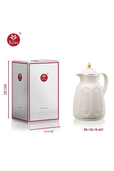 Rose Rs-132-Islamic patterned rose tea thermos (1000) ml