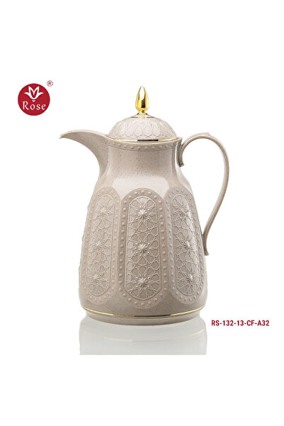 Rose Rs-132-ترمس لتر ونص قهوة بنقشة إسلامية روز ( 1300) مل