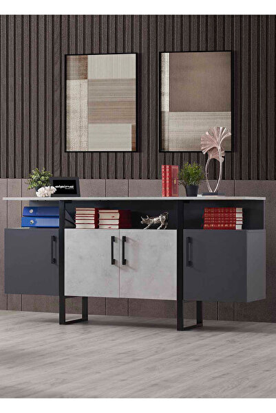 Setay Ofis Dolabı Athen Ofis Konsol Dolap