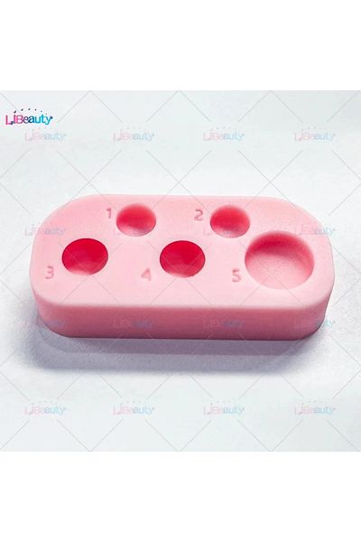 Choice Rectangle-Powder Libeauty 1 Pcs Mini Silicone Palette 6 Function Tray For Lash Lift And Tint Brow La