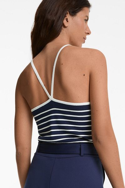 Oysho Striped knitted 3/4 T-shirt