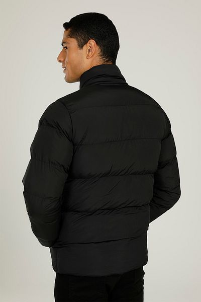 Kinetix Alarık Coat Black Daily Puffer Ανδρικό παλτό
