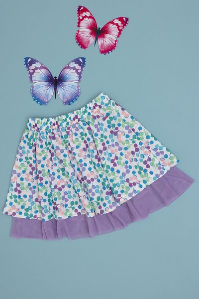 U.S. Polo Assn. Girl's Lilac Knitted Skirt 50300779 -Vr013
