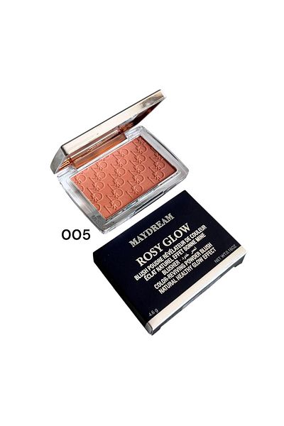 MAYDREAM بلاشر خدود Rosy Glow 005 لمسة خوخية دافئة... تورّد طبيعي يدوم