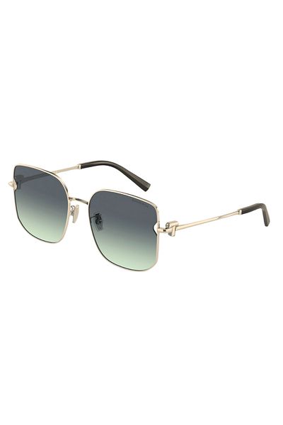 Tiffany Gold Color Pale Sunglasses 3105D