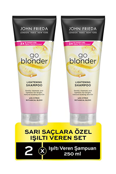 John Frieda Sarı Saçlara Özel Işıltı Veren Şampuan 250 ml 2'li