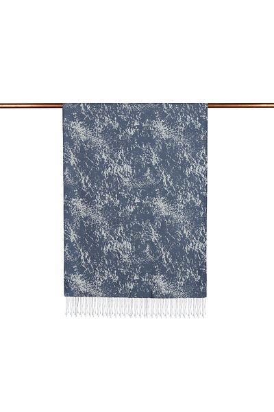 ipekevi Smoked Marble Patterned Silk Shawl