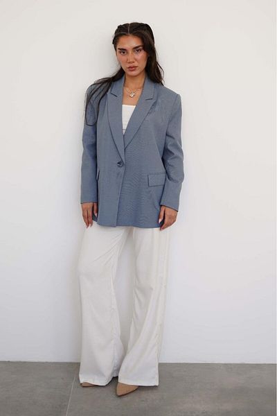 Madmext Jachetă pentru femei Indigo Oversize Blazer Mg2445