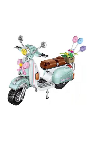 Loz Car Model Series Turquoise Engine 1117