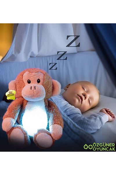 HARİKA PELUŞ FABRİKASI COPY - Sleepy Smart Sleeping Companion with Cry Sensor - White Noise Doli