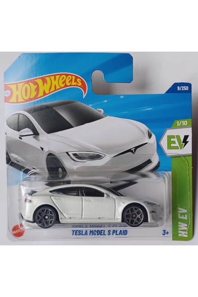 HOT WHEELS Tesla Model S Plaid Beyaz 1:64 Ölçekli Koleksiyon Oyuncak Araba (2...