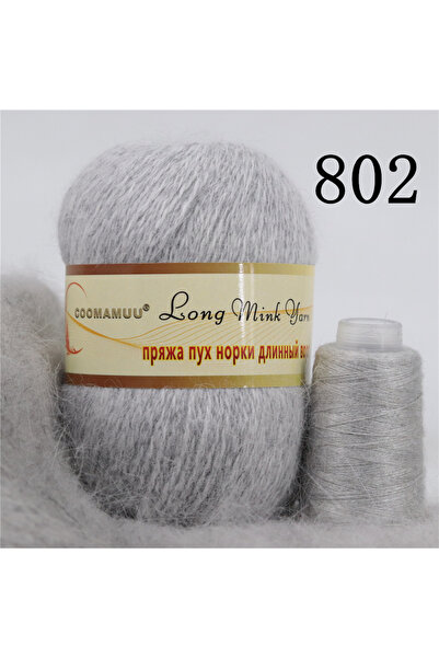 Choice57 802 New Russian Label Fluffy Mink Cashmere Yarn Fashion Hand Knittin...