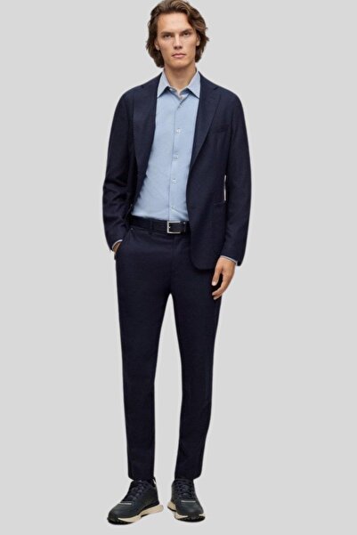 BOSS Slim Fit Erkek Gömlek Mavi