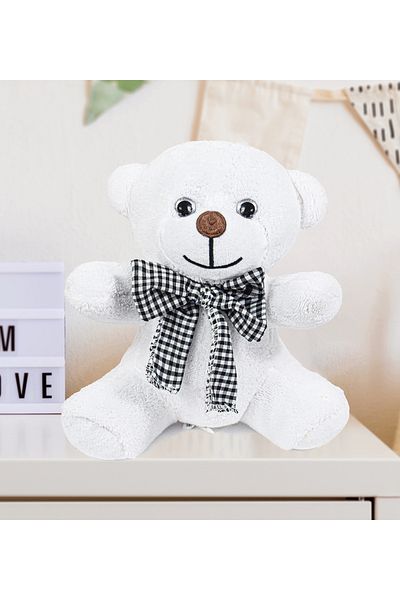 Özgüner Oyuncak Özgüner Sitting Plush Teddy Bear with Bow Tie: Your Sweetest Gift Option! (100% Local)
