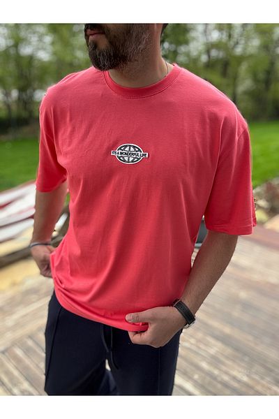 BYBASICMAN Pomegranate Flower Wonderful Patchli T-Shirt Jj-116