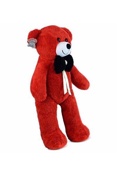Özgüner Oyuncak 102 Model Big Teddy Bear with Bow Tie - 100% Domestic Coffee
