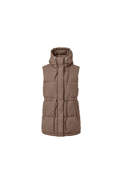 Tchibo Quilted Vest, Brown