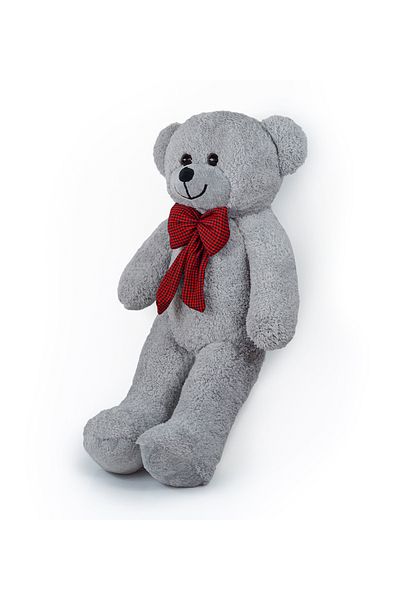 Özgüner Oyuncak 102 Model Big Teddy Bear with Bow Tie - 100% Domestic Coffee