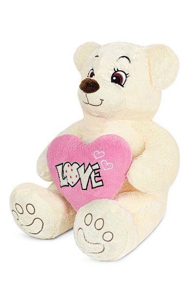 ÖZGÜNER Teddy Bear Cute Love Heart Teddy Bear (100% Domestic)