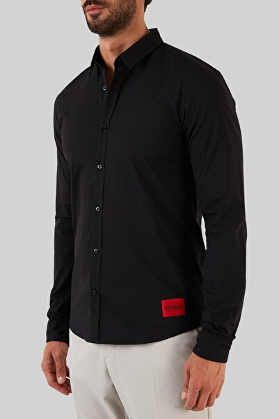BOSS Hugo Boss Slim Fit Erkek Gömlek Siyah
