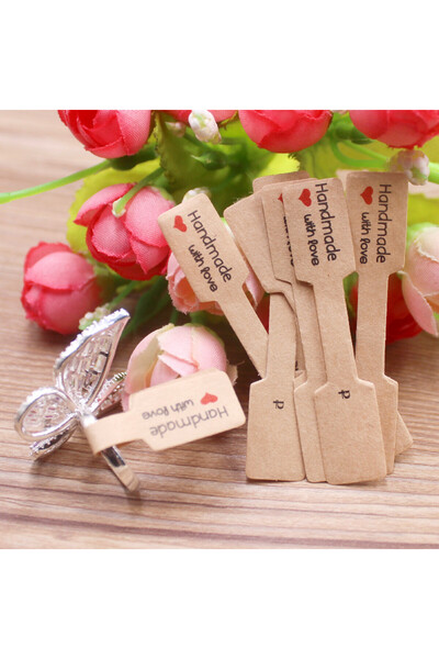 Choice 6 × 1.2 سم B 100 قطعة من ملصقات الحلقات المطوية متعددة الأنماط باللون ...