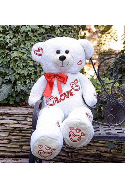 Özgüner Oyuncak Valentine's Day 140 Cm Printed Cute Plush Teddy Bear