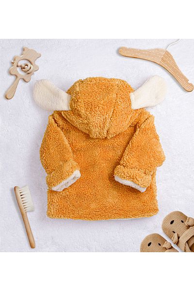 Pandamkee Plush Doll Jacket with Cute Dog Figure