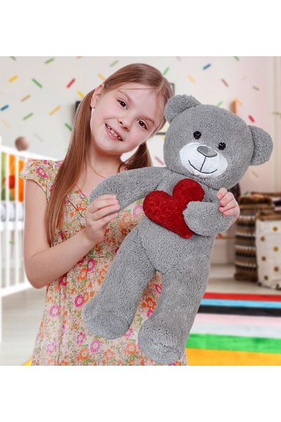Özgüner Oyuncak 50 cm Plush Cute Teddy Bear with Heart