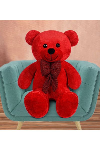 Pandamkee 90 Cm Bow Tie Teddy Bear (100% Domestic)