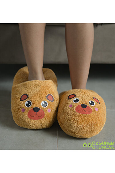 Özgüner Oyuncak Pabtex Hayvan Figürlü Salaş Peluş Terlik – Konforlu Ve Şirin ...