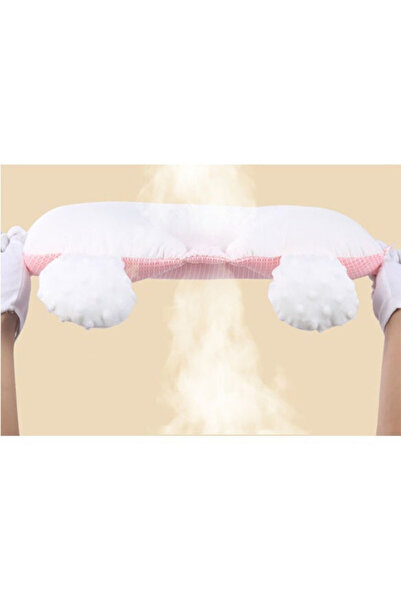 COOYA Baby Shaping Pillow, Newborn Comfort Pillow Sleeping Pillow Prevention of Flat Head Syndrome, Pink