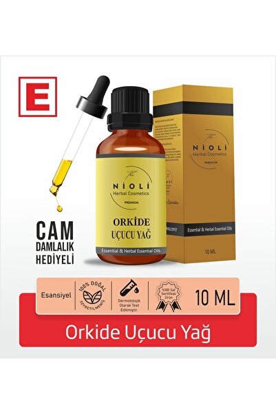 Nioli Orkide Esansiyel Uçucu Yağ Buhurdanlık Yağı Aromaterapi Yağı 10 ML